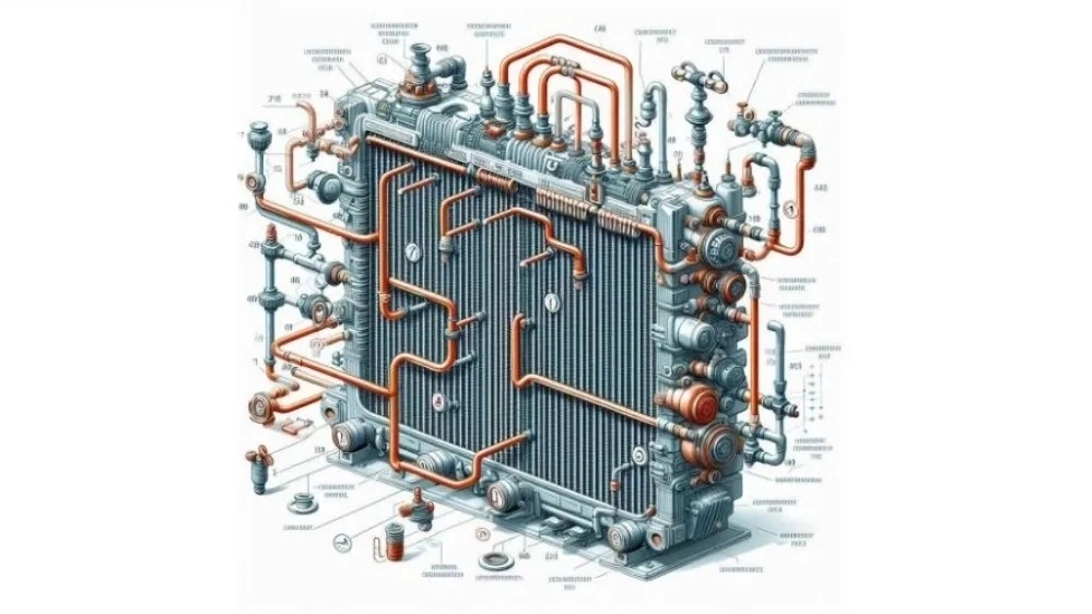 Buying dimensional water radiators for power plants and heavy industries in Tehran