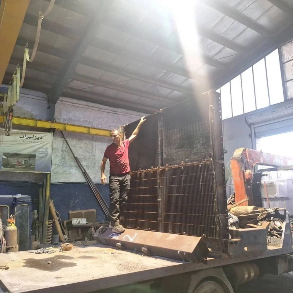 Repair and maintenance of industrial and power plant radiators in Tehran, professional services Repair and maintenance of industrial and power plant radiators in Tehran, professional services